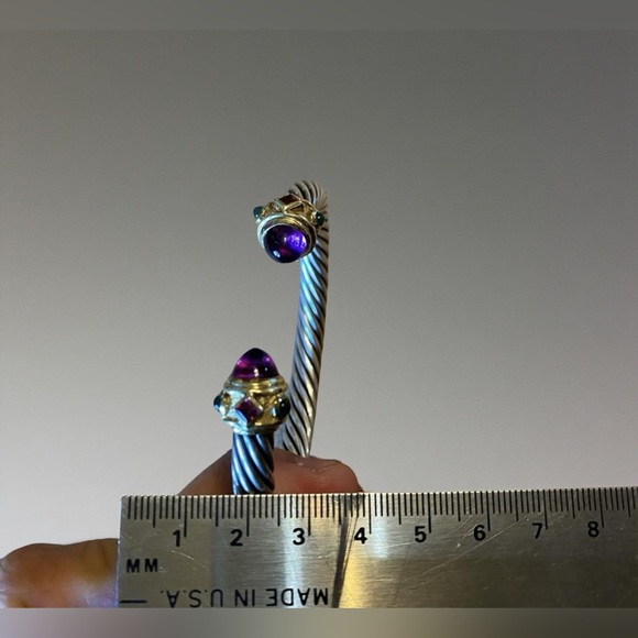 David Yurman 14k Gold & Sterling Bracelet Retails for $3800, can’t go any lower - Picture 10 of 16